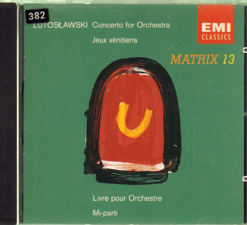 Lutoslawski-Concerto For Orchestra-CD Album
