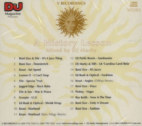 A History Lesson-DJ Magazine-CD Album-New & Sealed