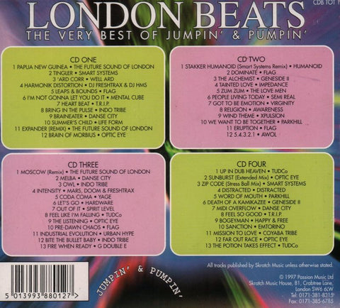 London Beats-Passion-4CD Album Box Set-Like New