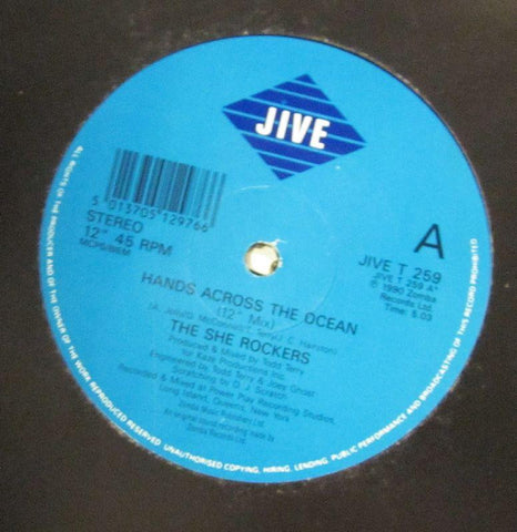 The She Rockers-Hands Across The Ocean-JIVE-12" Vinyl