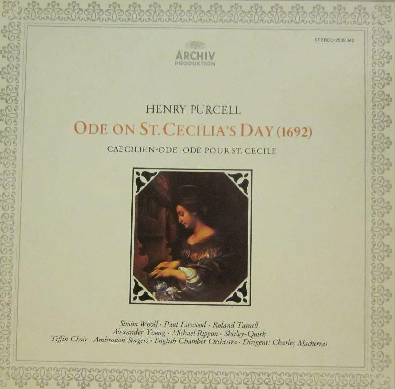 Purcell-Ode On St Cecilia's Day (1692)-Archive-Vinyl LP Gatefold