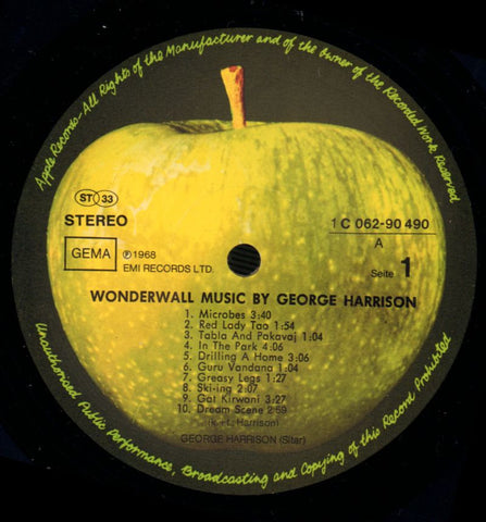 Wonderwall Music-Apple-Vinyl LP-Ex/NM