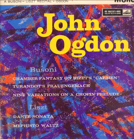 John Ogdon-A Busoni Rectial-HMV-Vinyl LP