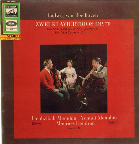 Beethoven-Zwei Klaviertrios-HMV-Vinyl LP