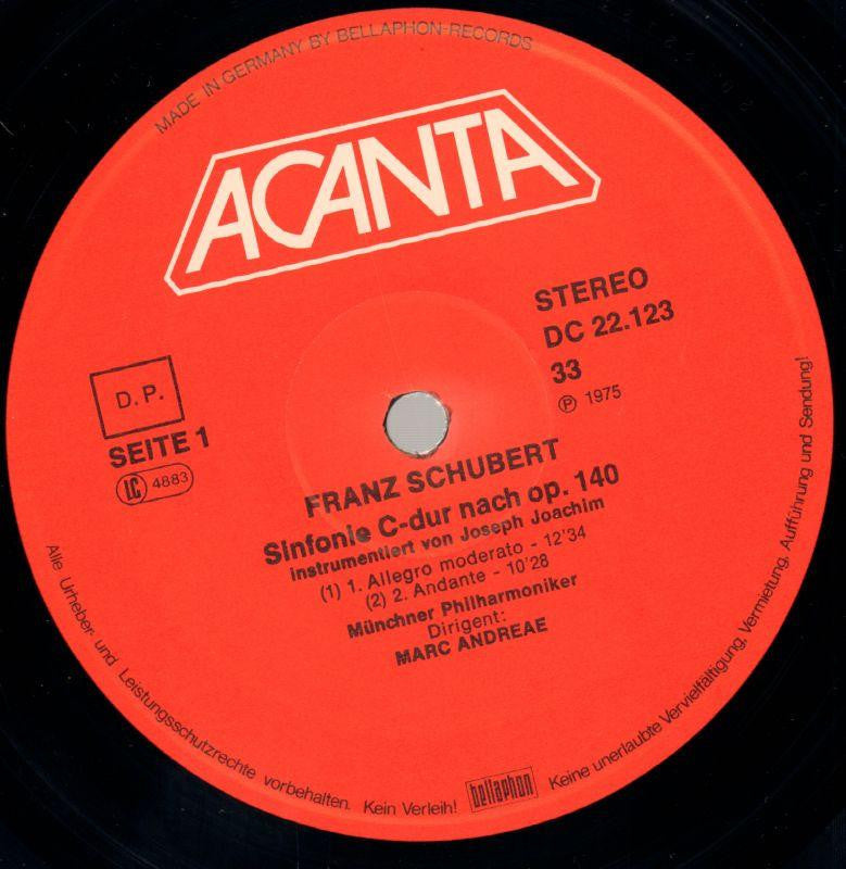 Sinfonie In C-Acanta-Vinyl LP-VG/Ex