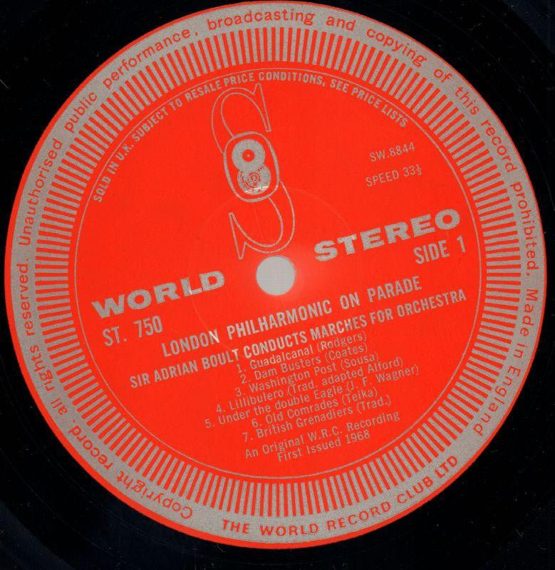 Marches For Orchestra-World Record Club-Vinyl LP-VG/Ex