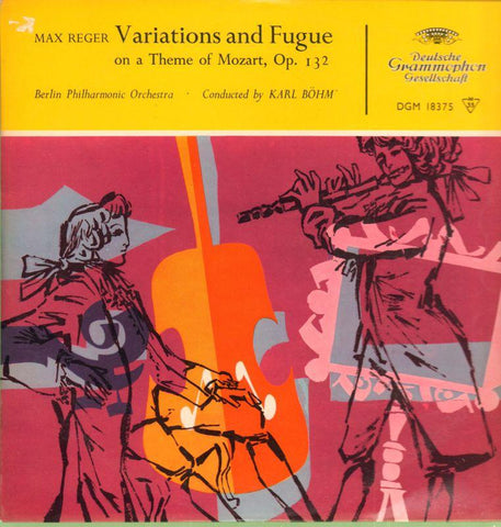 Max Reger-Variations And Fugue-Deutsche Grammophon-Vinyl LP-VG/VG