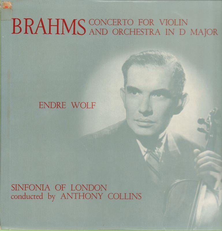 Brahms-Concerto For Violin-World Record Club-Vinyl LP