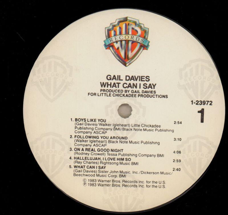 What Can I Say-Warner-Vinyl LP-VG/VG