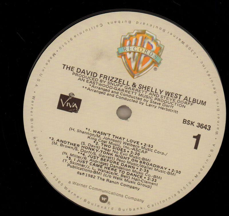The Frizzell & West Album-Warner-Vinyl LP-Ex-/Ex+