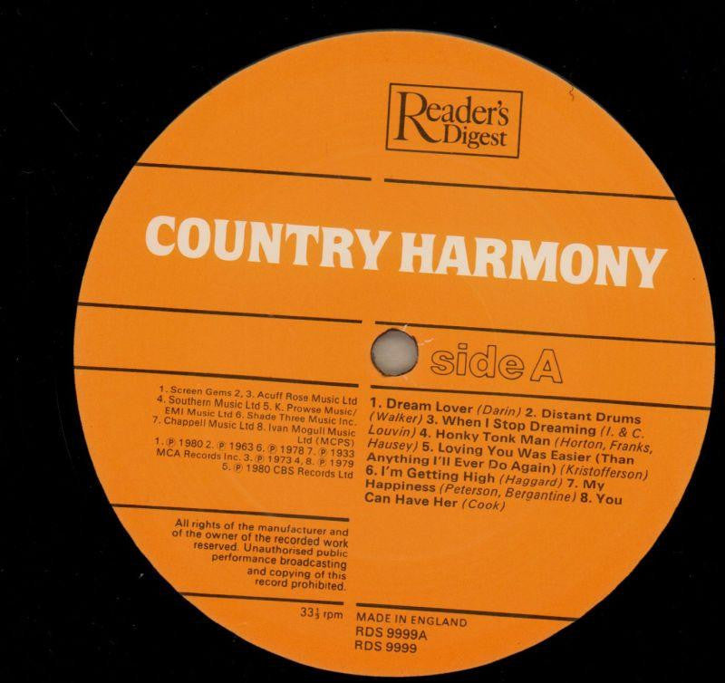 Country Harmony-Readers Digest-Vinyl LP-Ex/Ex+