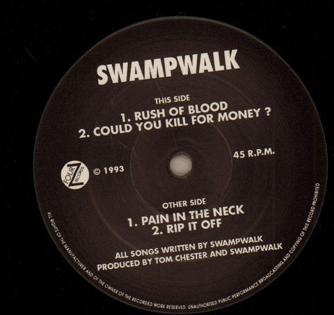 Rush Of Blood-Z Four Records-12" Vinyl P/S-VG+/Ex