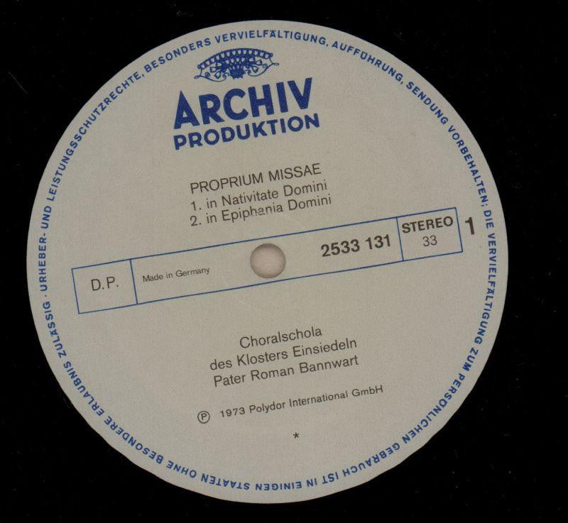 Gregorianscher Choral-Archive-Vinyl LP Gatefold-VG+/Ex