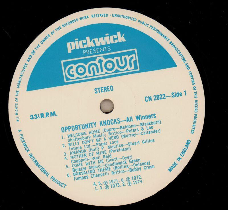 Opportunity Knocks All Winners-Contour-Vinyl LP-VG/NM