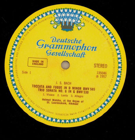 Helmut Walcha-Deutsche Grammophon-Vinyl LP-VG/VG
