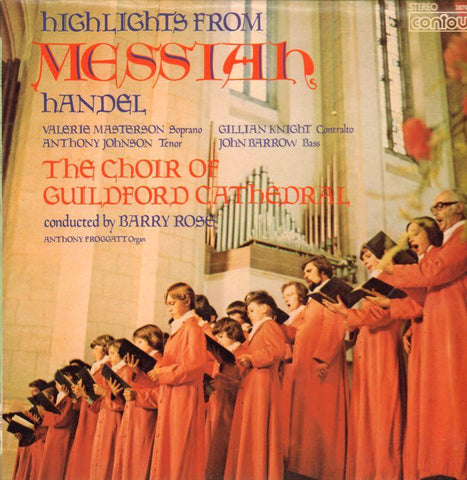 Handel-Messiah-Contour-Vinyl LP