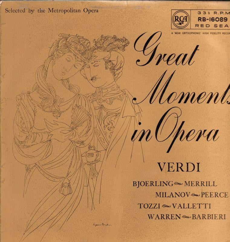 Various Classical-Great Moments In Opera-RCA-Vinyl LP