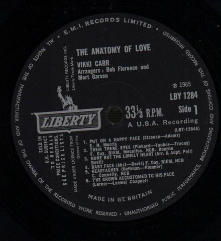 Anatomy Of Love-Liberty-Vinyl LP-G+/G+