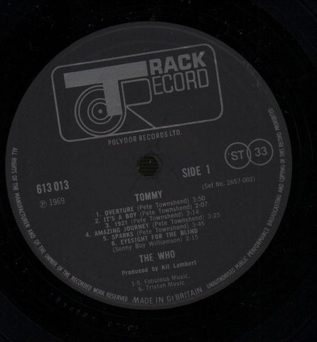 Tommy-T Rack-Vinyl LP Gatefold-VG/VG