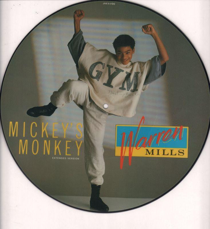 Warren Mills-Mickey's Monkey-Jive-12" Vinyl Picture Disc