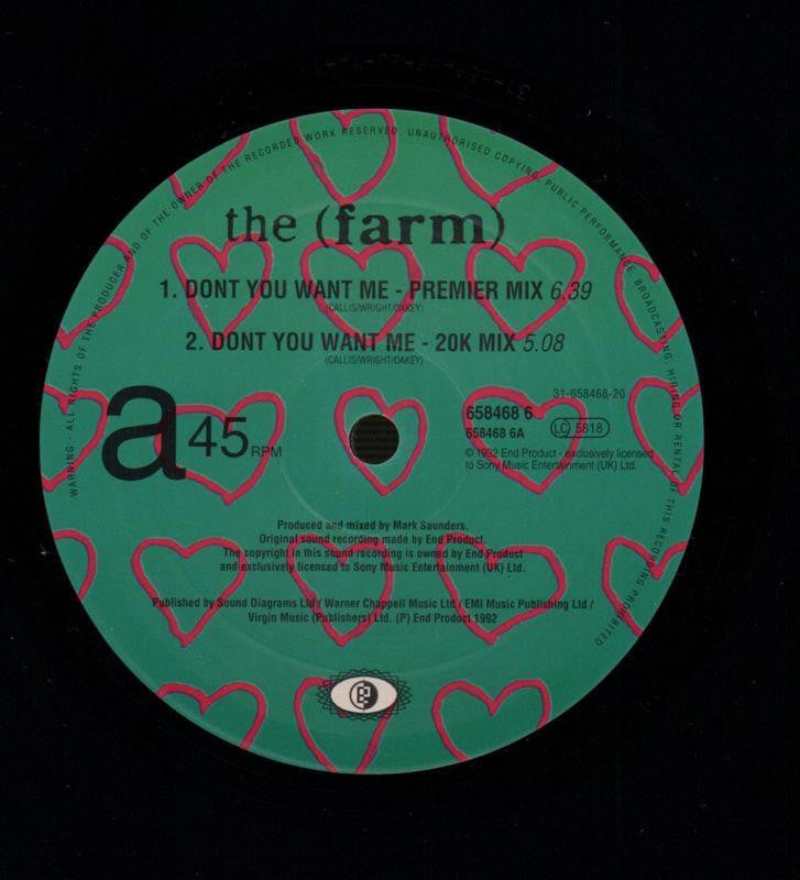 Don't You Want Me-End Product-12" Vinyl P/S-VG+/NM