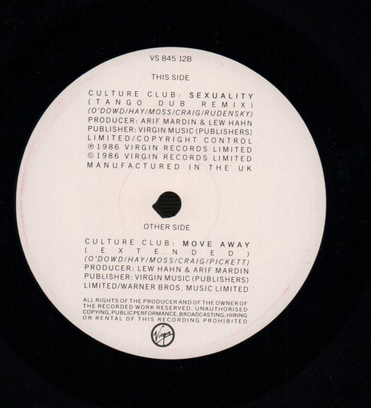 Move Away-Virgin-12" Vinyl P/S-VG+/Ex