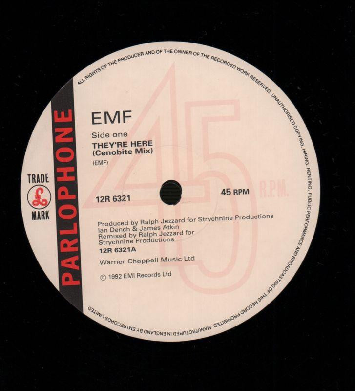 They're Here-Parlophone-12" Vinyl P/S-VG/VG+