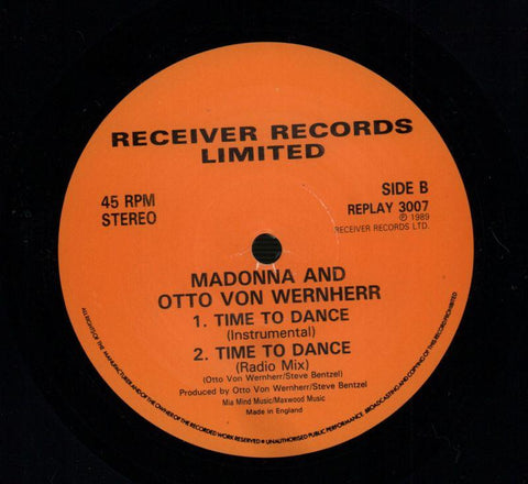 Time To Dance-Receiver-12" Vinyl-Ex/VG
