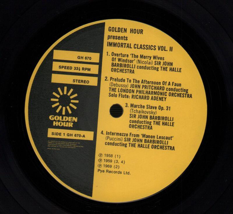 Immortal Classics-Pye-Vinyl LP-VG/Ex+