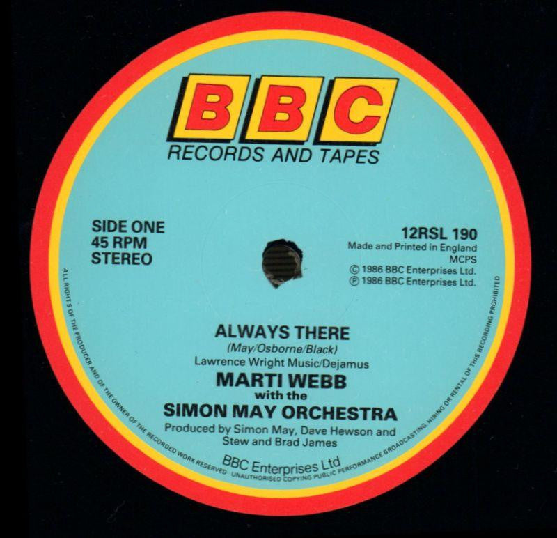 Always There-BBC-12" Vinyl P/S-VG/VG