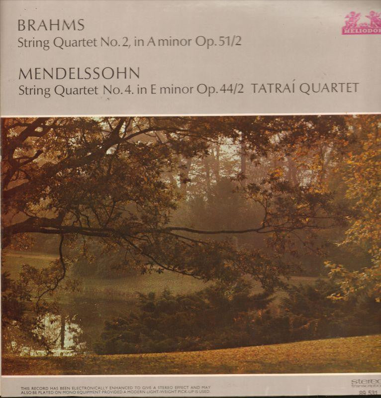 Brahms/Mendelssohn-String Quartet No.2-Heliodor-Vinyl LP