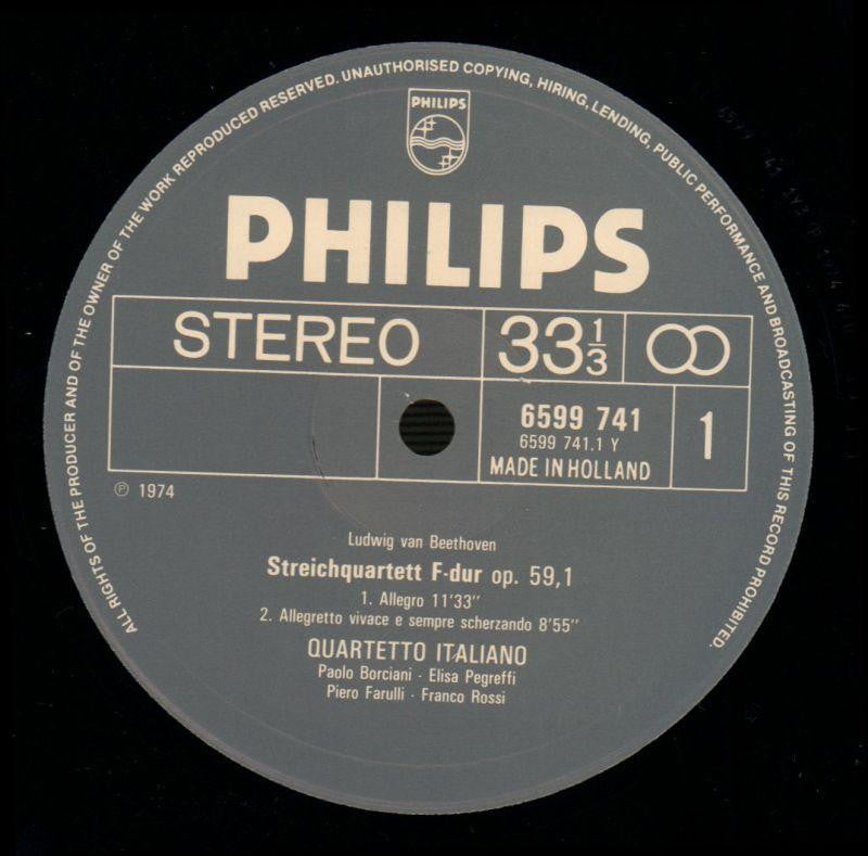 Rasumowsky Streich Quartette-Philips-2x12" Vinyl LP-Ex/Ex