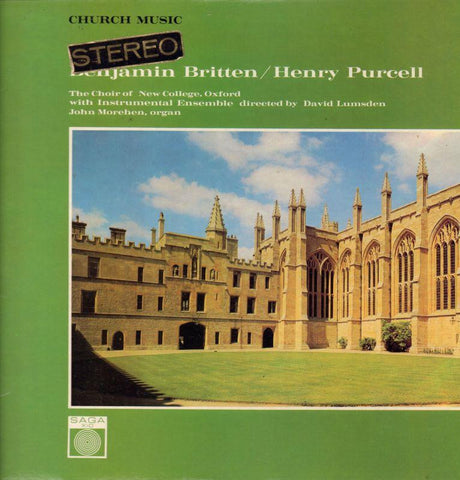 Britten/Purcell-Church Music-SAGA-Vinyl LP