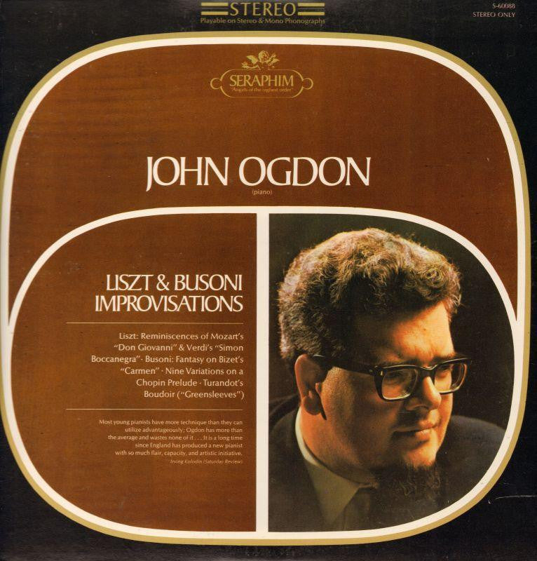John Ogdon-Improvisations Liszt & Busoni-Seraphim-Vinyl LP