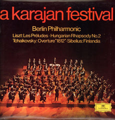 A Karajan Festival-Berlin Philharmonic Liszt/Tchaikovsky-Deutshe Grammophon-Vinyl LP