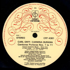 Carmina Burana Halle Choir-CFP-Vinyl LP-VG+/NM