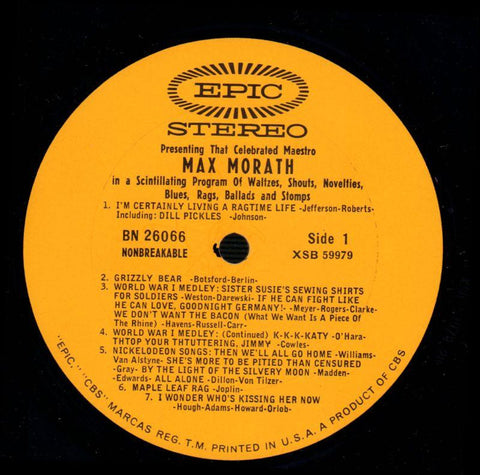 A Program Of Waltzes Shouts & Novelties-Epic-Vinyl LP-VG+/VG+