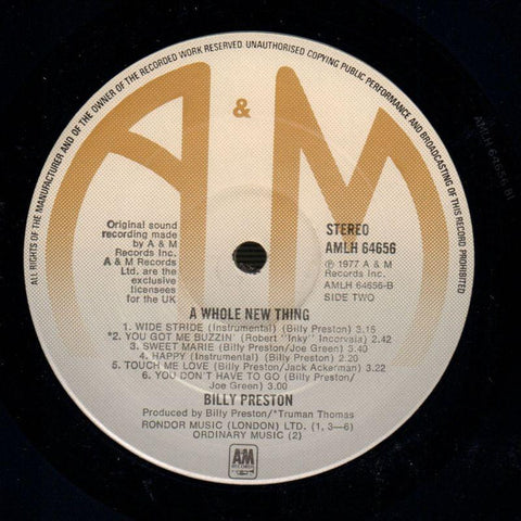 A Whole New Thing-A&M-Vinyl LP-Ex-/NM