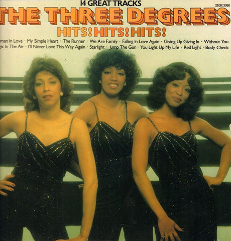 The Three Degrees-Hits Hits Hits!-Hallmark-Vinyl LP