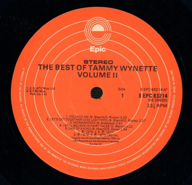 The Best Of Vol.2-Epic-Vinyl LP-VG+/Ex