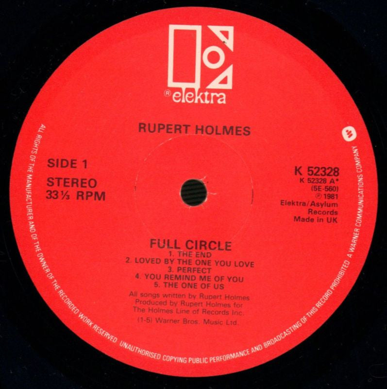 Full Circle-Elektra-Vinyl LP-VG/VG