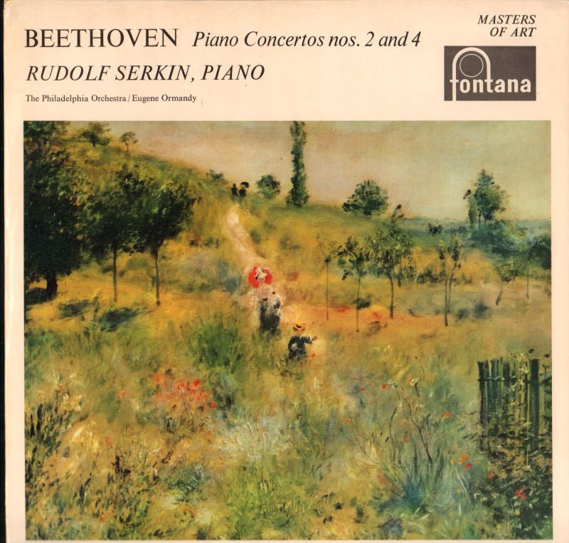 BeethovenPiano Concertos Nos. 2 and 4/ Rudolf Serkin-Fontana-Vinyl LP-VG+/Ex