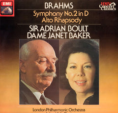 BrahmsSymphony No.2, Alto Rhapsody/ Adrian Boult-HMV-Vinyl LP-Ex/NM