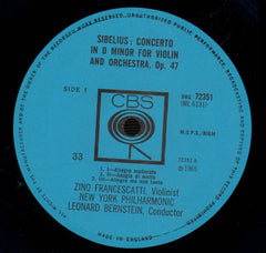 Violin Concerto/ Leonard Bernstein-CBS-Vinyl LP-Ex/NM