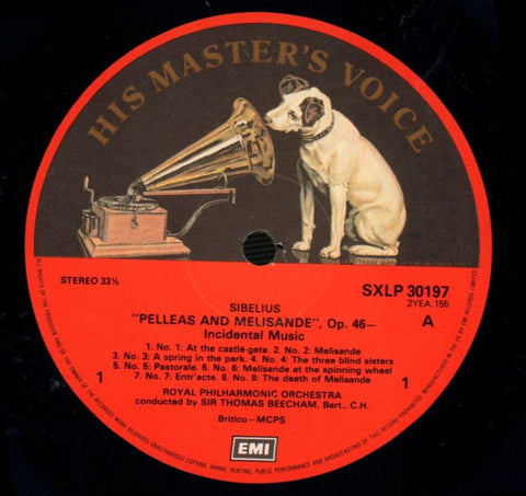 Pelleas And Melisande/ Beecham-HMV-Vinyl LP-Ex/NM