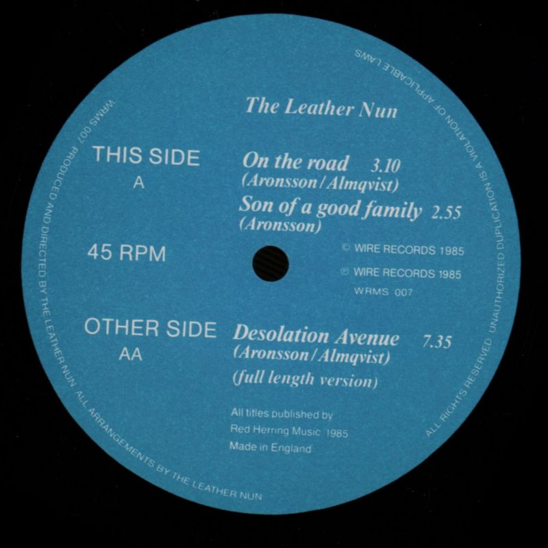 The Leather Nun-Wired-12" Vinyl-VG+/Ex+