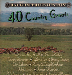 40 Country Greats-DJM-2x12" Vinyl LP Gatefold