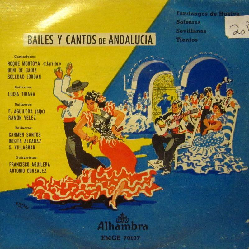 Various Folk-Bailes Y Cantos De Andalucia-Alhambra-7" Vinyl