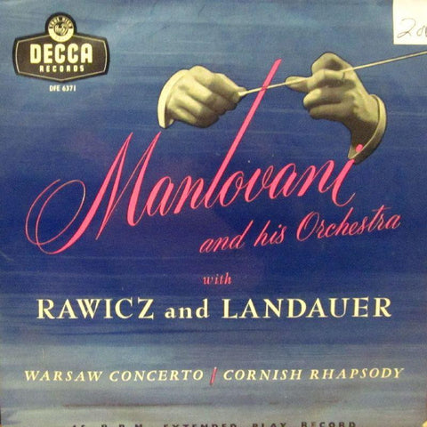 Mantovani & His Orchestra-Warsaw Concerto/Cornish Rhapsody-Decca-7" Vinyl P/S