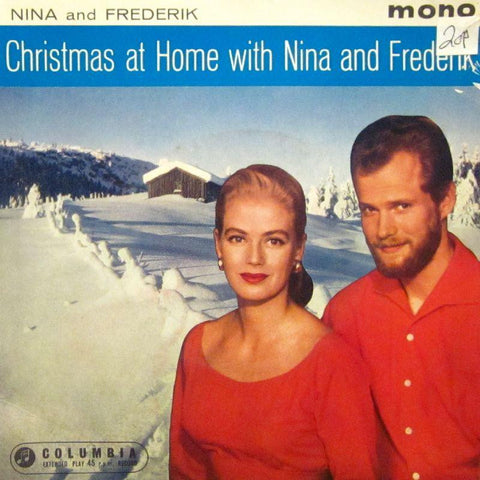 Nina & Frederik-Christmas At Home With-Columbia-7" Vinyl P/S